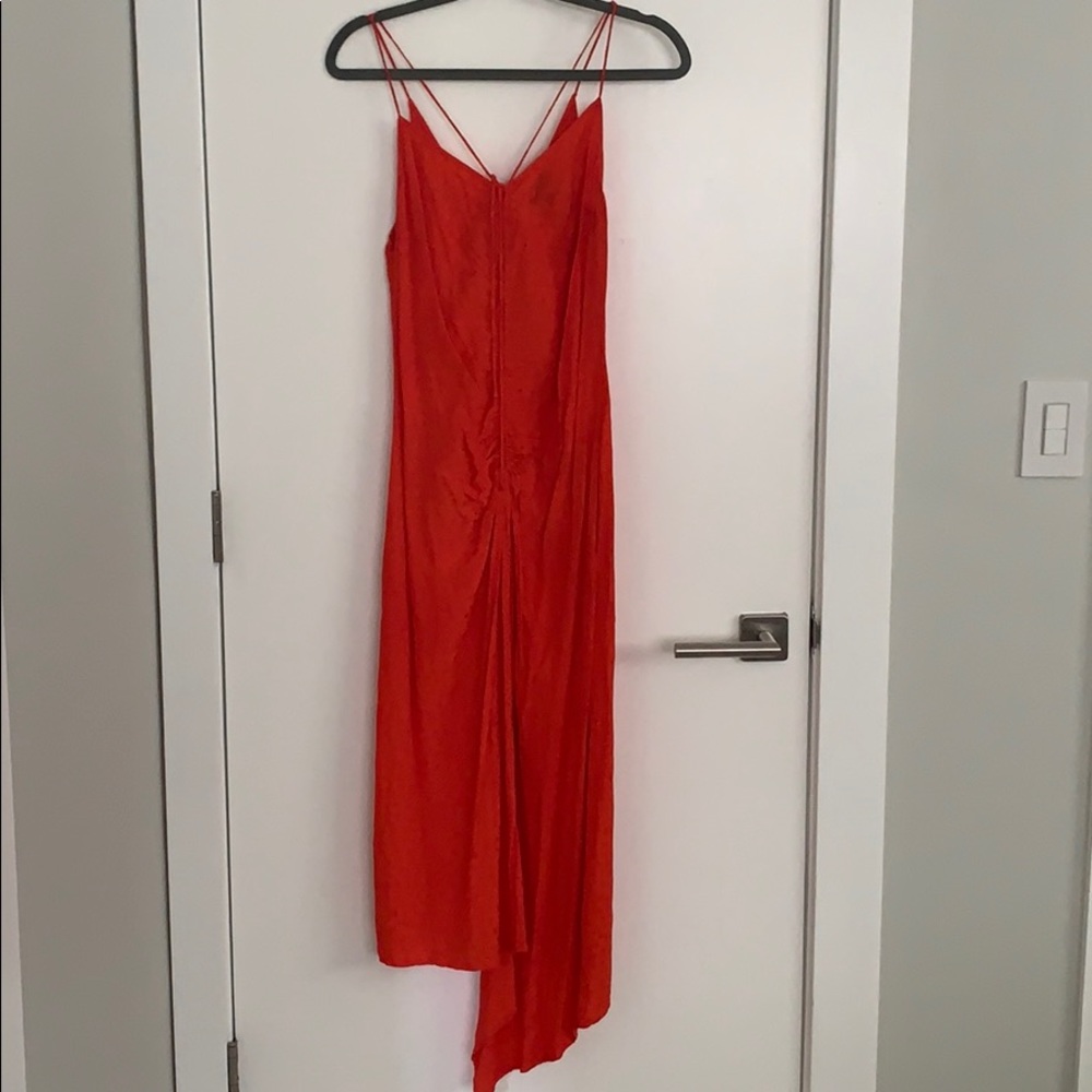 Orange Summer Star detail Midi